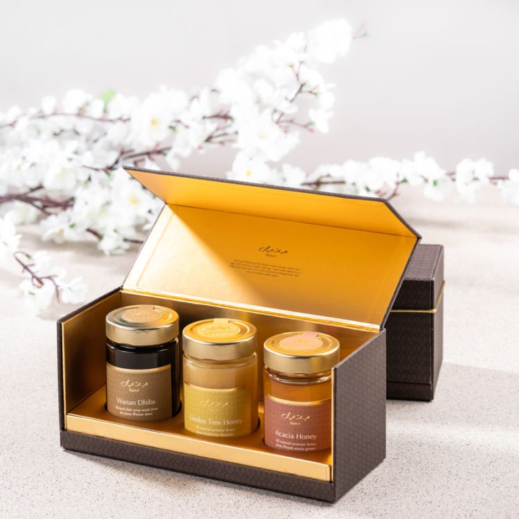 buy online honey gift set in lux packaging