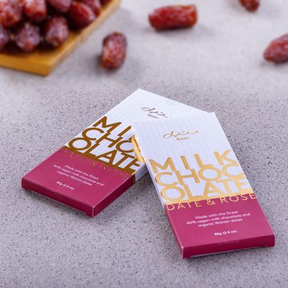 Date and Rose Milk Chocolate