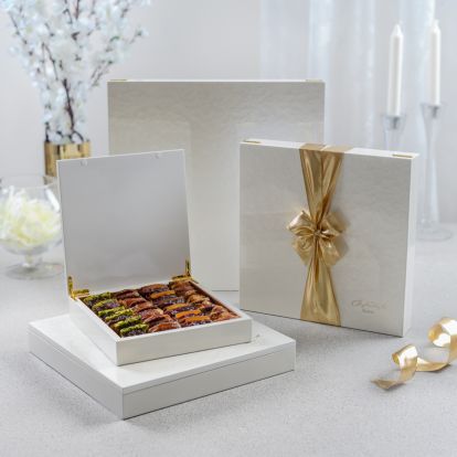 buy wooden Ivory White Gift Box 
