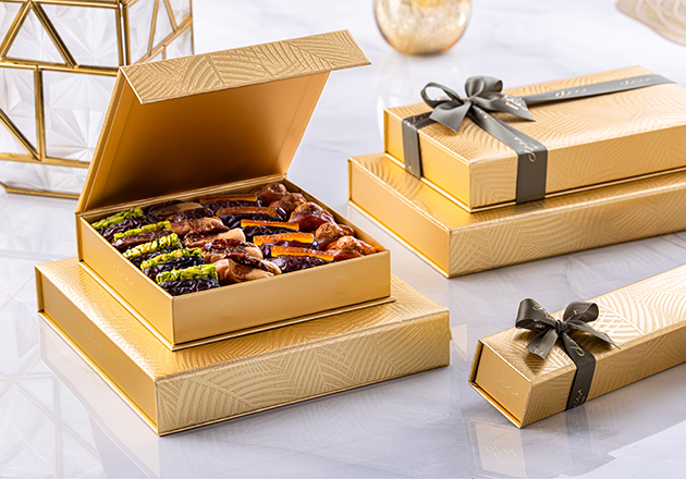 Introducing the Gold Palm collection filled with our world-renowned organic dates​